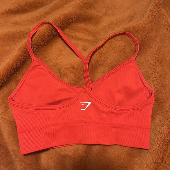 Gymshark Sweat Seamless Sports Bra in Red | Size Small - Picture 4 of 6